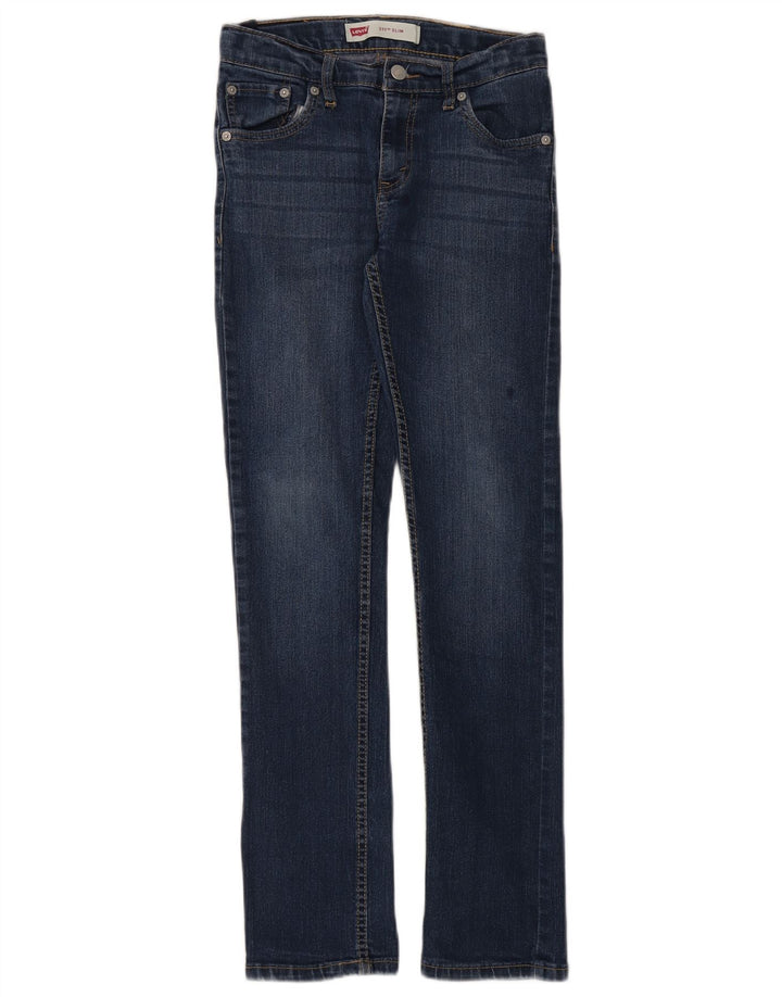 LEVI'S Boys 511 Slim Jeans 13-14 Years W28 L30 Blue Cotton