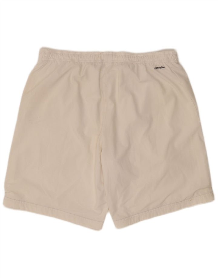 LOTTO Mens Climalite Sport Shorts Large  White Polyester