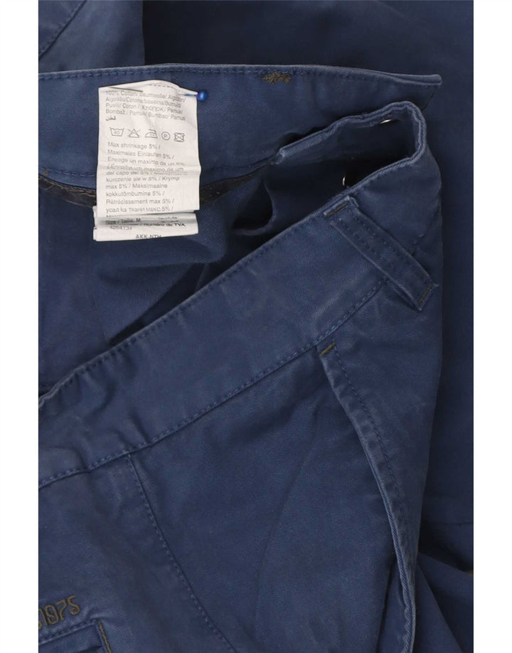 Jack & Jones Mens Chino Shorts Medium W32 Blue Cotton