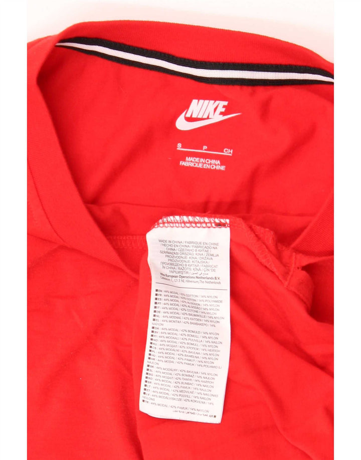 Nike Mens T-Shirt Top Small Red Cotton