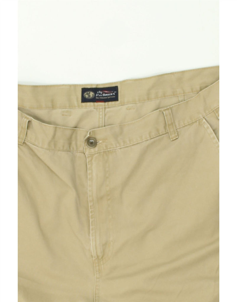 ROY ROGERS Mens Cargo Shorts IT 56 3XL W42 Beige Cotton | Vintage Roy Rogers | Thrift | Second-Hand Roy Rogers | Used Clothing | Messina Hembry 