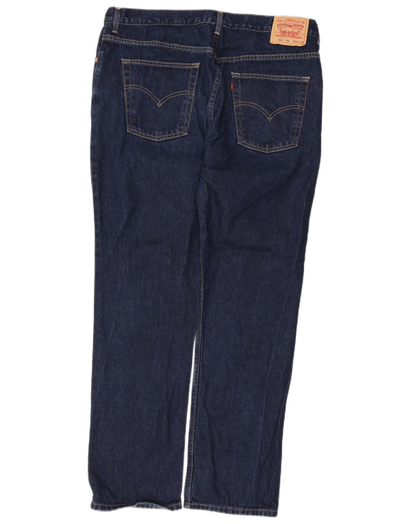 Levi's Mens 581 Straight Jeans W40 L32 Navy Blue