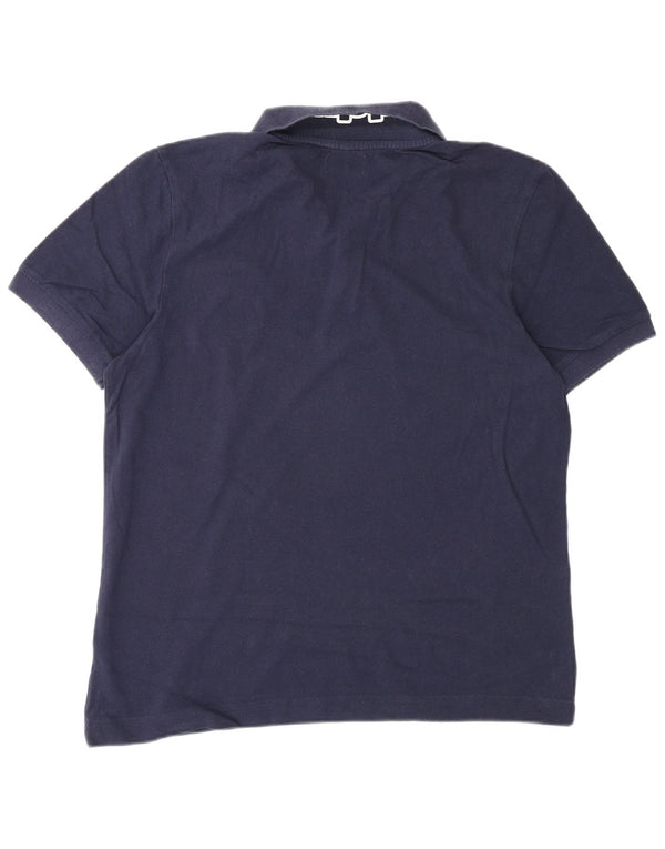Kappa Mens Graphic Polo Shirt Large Navy Blue