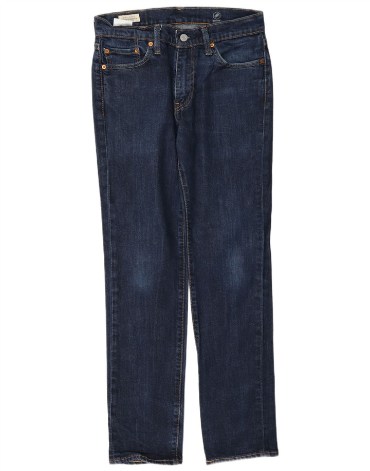 Levi's Mens 511 Slim Jeans W30 L32 Navy Blue Cotton