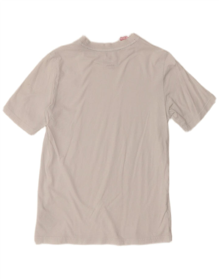 Adidas Boys T-Shirt Top 13-14 Years White Cotton