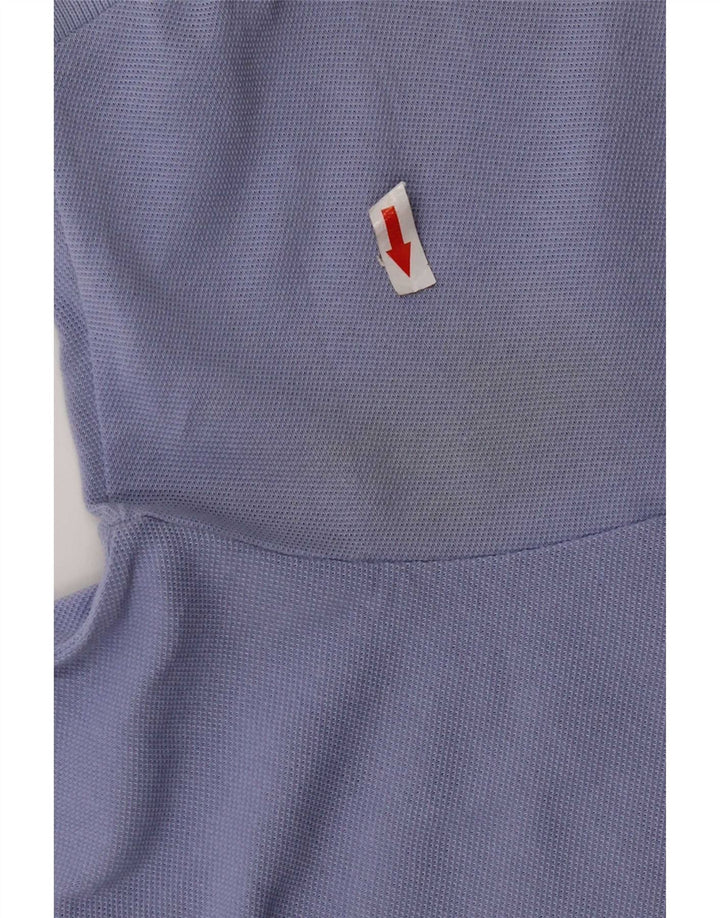 Lacoste Mens Polo Shirt Size 6 XL Blue Cotton
