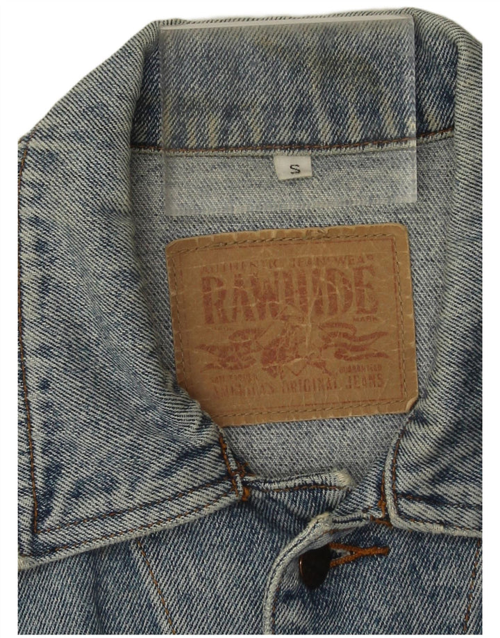 Vintage Mens Denim Jacket UK 36 Small Blue