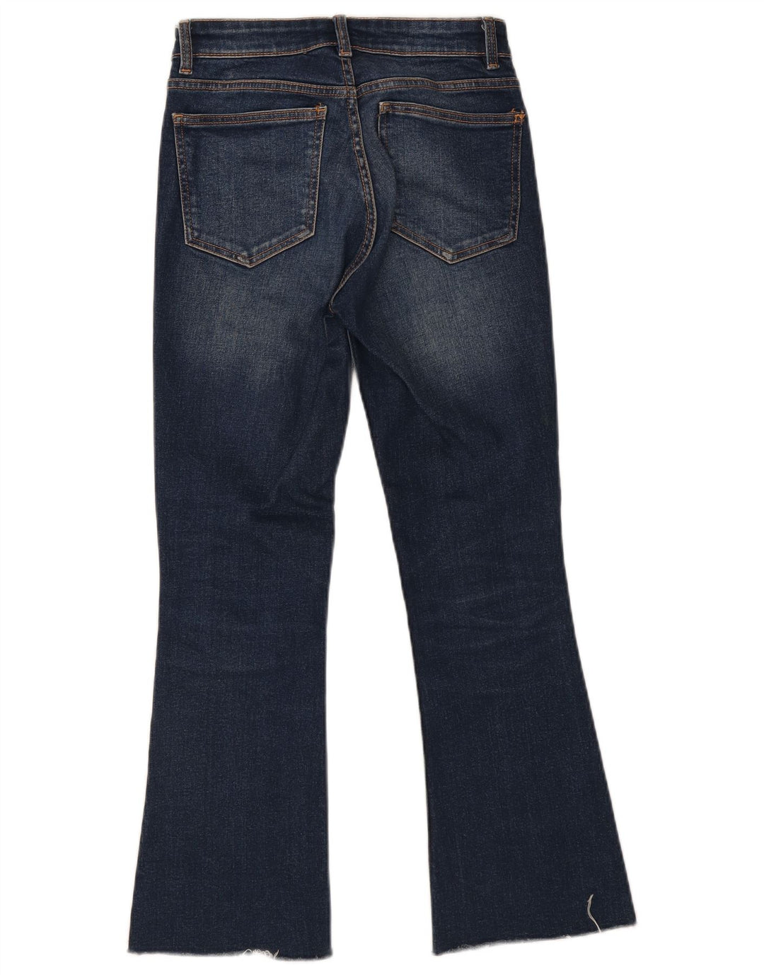 Zara Womens Flared Jeans EU 36 XS W26 L27 Blue Cotton
