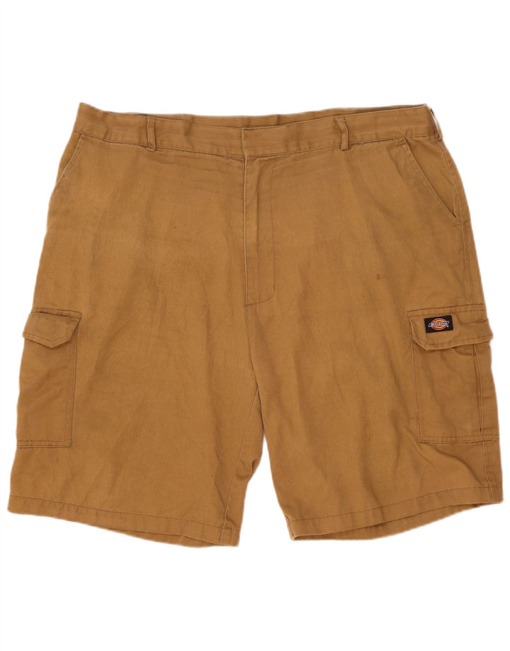 Dickies Mens Cargo Shorts W42 2XL Khaki Polyester
