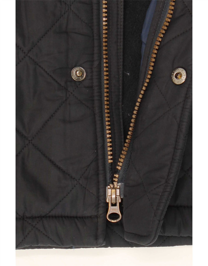 Barbour Mens Quilted Jacket UK 36 Small Navy Blue