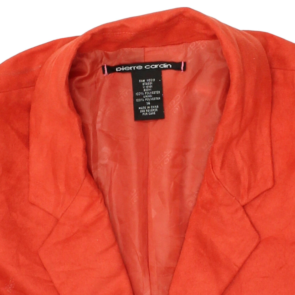 Pierre Cardin Womens Orange Blazer Jacket | Vintage High End Designer Suit VTG | Vintage Messina Hembry | Thrift | Second-Hand Messina Hembry | Used Clothing | Messina Hembry 