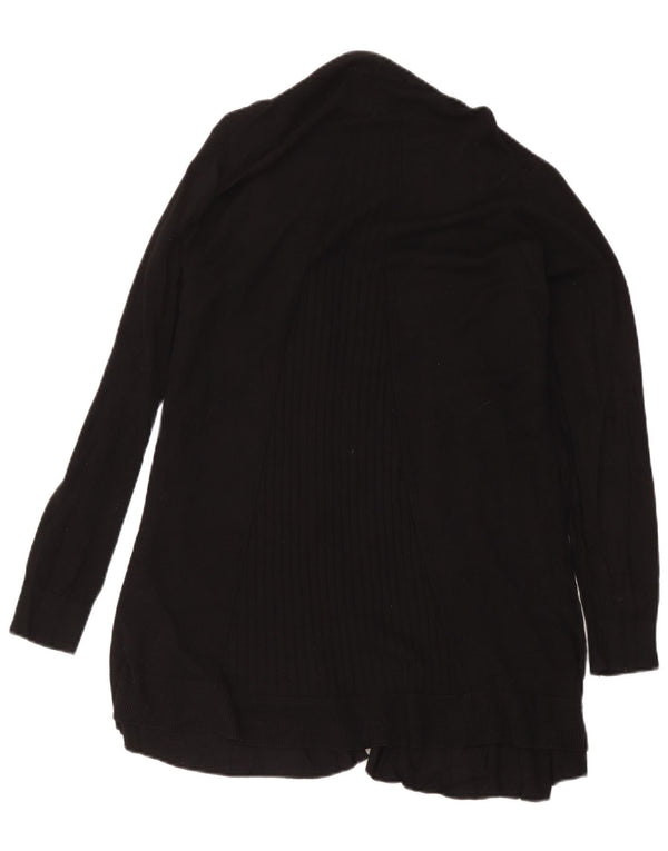 Marks & Spencer Womens Longline Open Cardigan Sweater UK 18 XL Black