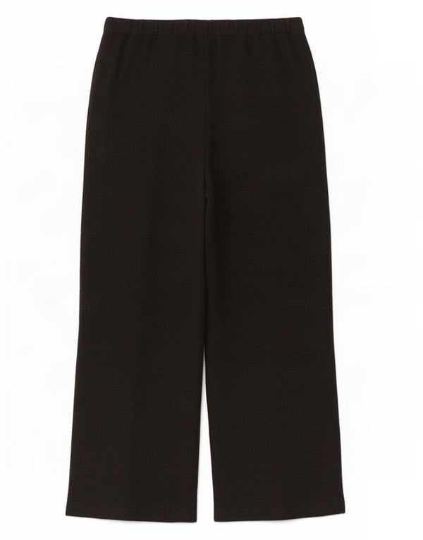 Zara Girls Wide Leg Tracksuit Trousers 13-14 Years Black Polyester