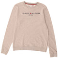 Tommy Hilfiger Boys Graphic Sweatshirt Jumper 15-16 Years Grey Flecked