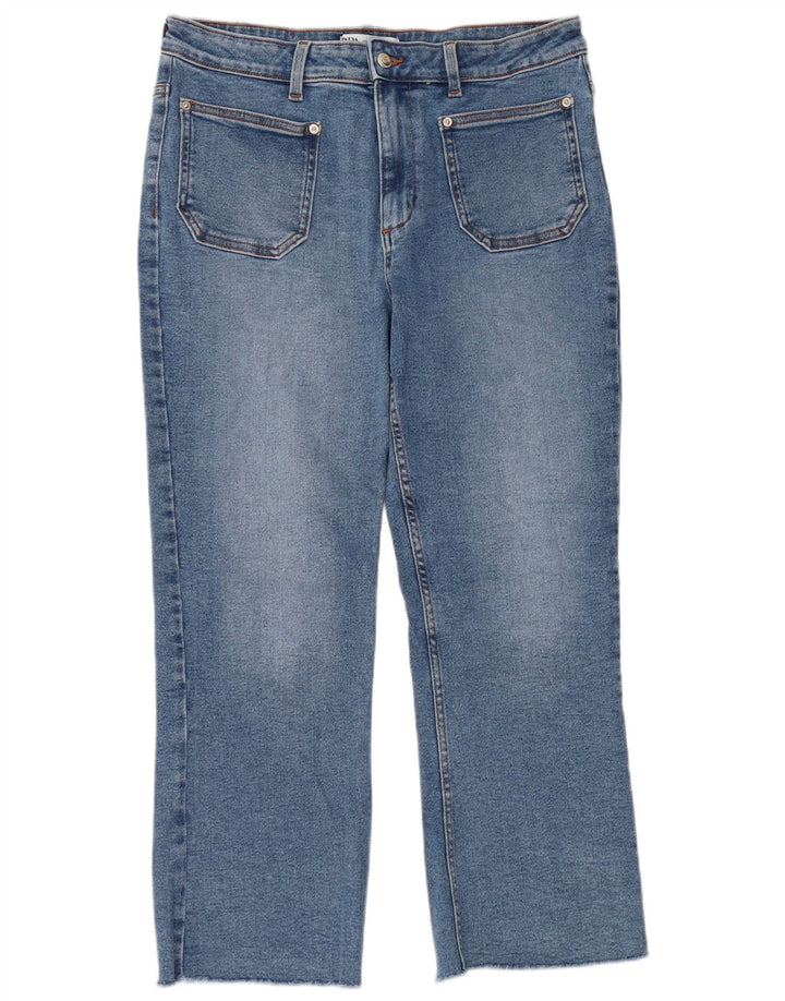 Zara Womens Straight Jeans EU 42 Large W32 L27 Blue
