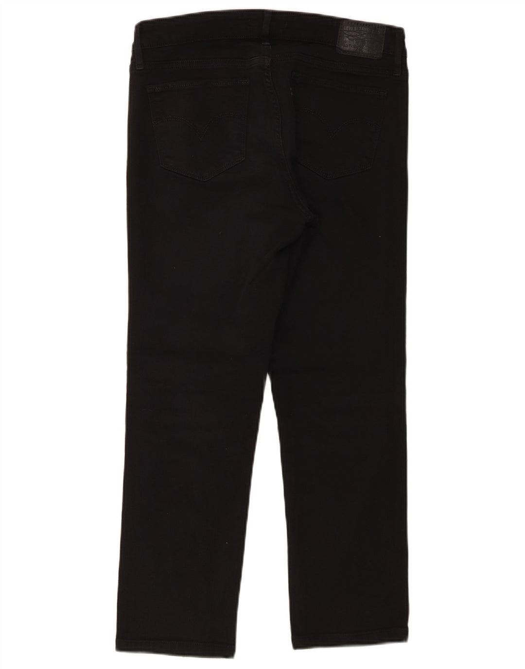 Levi's Womens 712 Crop Slim Jeans W28 L25 Black