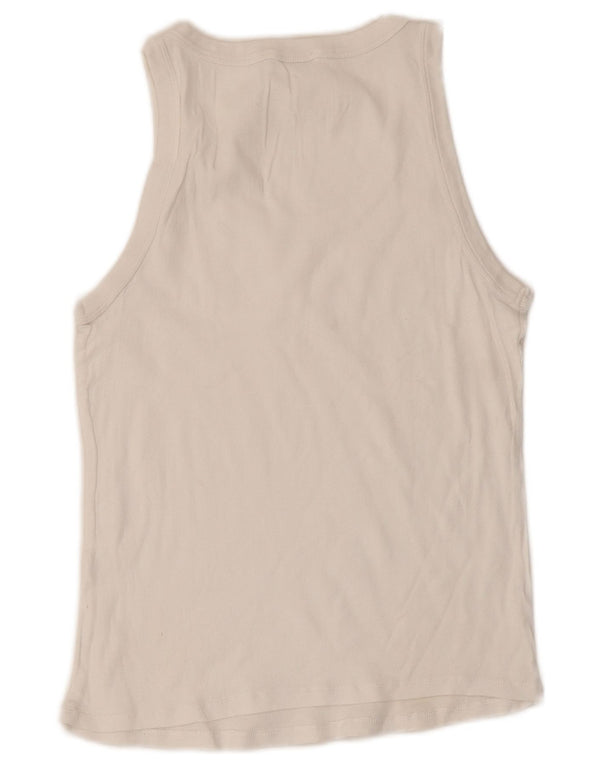Zara Womens Vest Top UK 12 Medium White