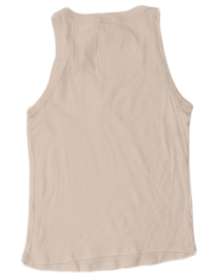 Zara Womens Vest Top UK 12 Medium White