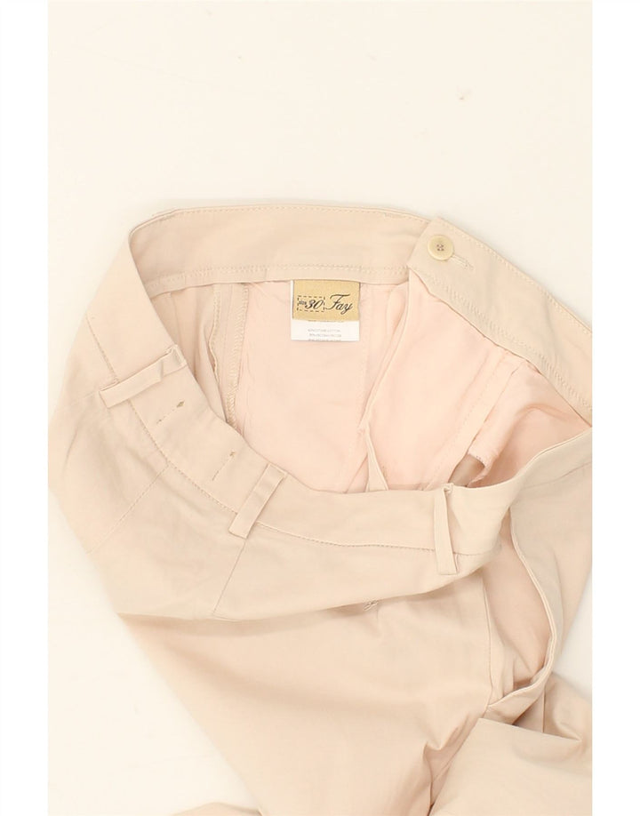 FAY Womens Slim Chino Trousers W30 L27 Beige Cotton Vintage Fay and Second-Hand Fay from Messina Hembry 