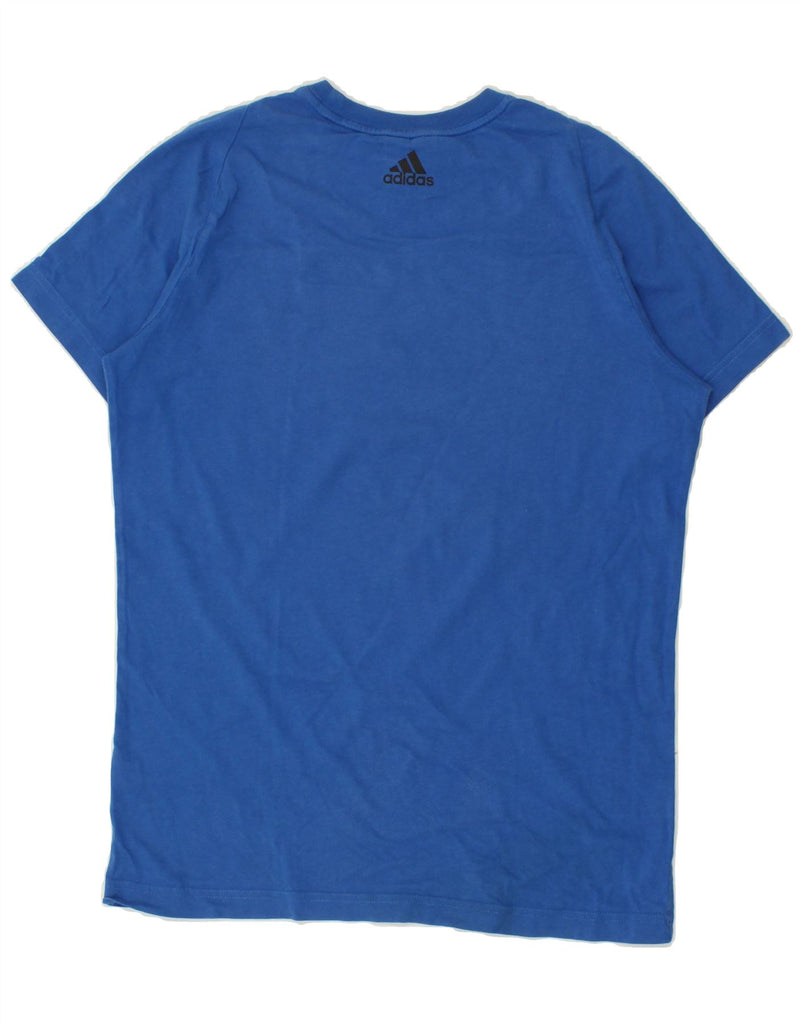 ADIDAS Boys Graphic T-Shirt Top 13-14 Years Blue | Vintage Adidas | Thrift | Second-Hand Adidas | Used Clothing | Messina Hembry 