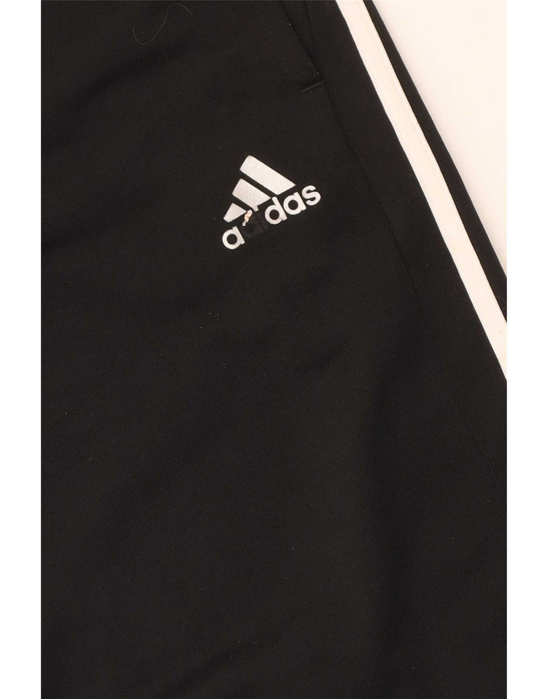 Adidas Mens Tracksuit Trousers Small Black Polyester