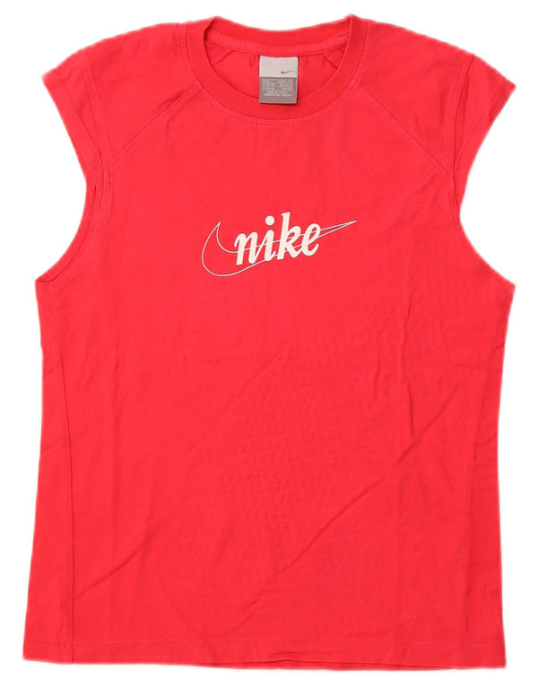 Nike Womens Graphic T-Shirt Top UK 14/16 Large Red