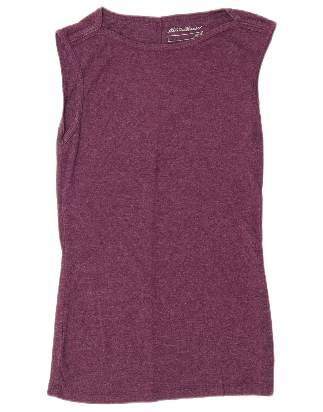EDDIE BAUER Womens Vest Top UK 6 XS Purple Cotton
