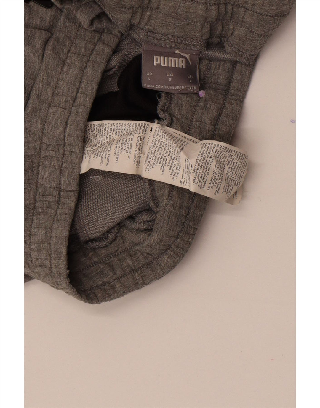 Puma Mens Sport Shorts Large  Grey Colourblock Cotton