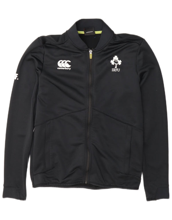 Canterbury Mens IRFU Tracksuit Top Jacket XS Black Polyester