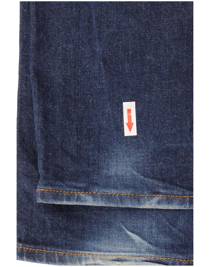 Timberland Mens Straight Jeans W38 L32 Navy Blue Cotton