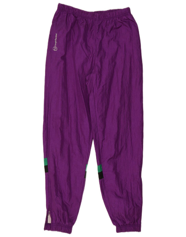 Sergio Tacchini Womens Tracksuit Trousers Joggers IT 48 Medium Purple
