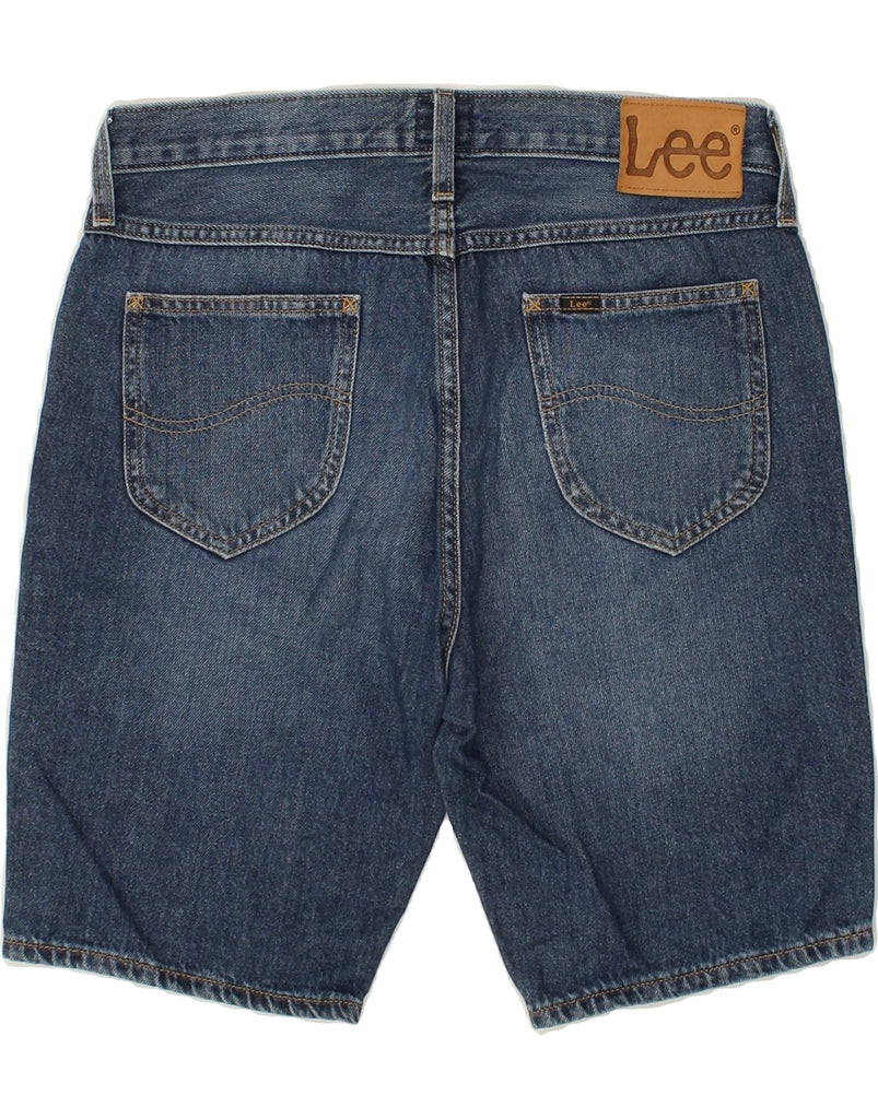 LEE Womens Denim Shorts W31 Medium Blue Cotton | Vintage Lee | Thrift | Second-Hand Lee | Used Clothing | Messina Hembry 