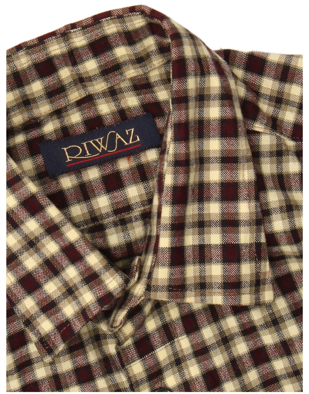 VINTAGE Mens Flannel Shirt Medium Multicoloured Check