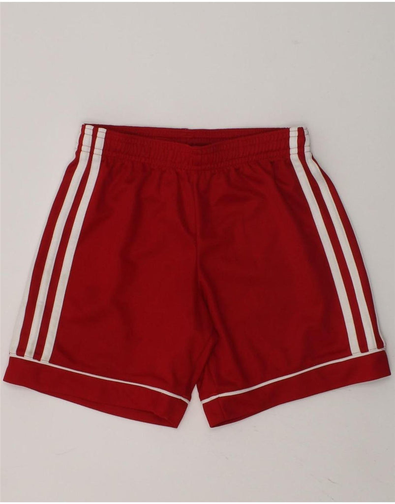 ADIDAS Boys Aeroready Graphic Sport Shorts 7-8 Years Red Polyester | Vintage Adidas | Thrift | Second-Hand Adidas | Used Clothing | Messina Hembry 