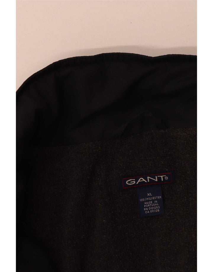 Gant Mens Bomber Jacket UK 42 XL Navy Blue Polyester