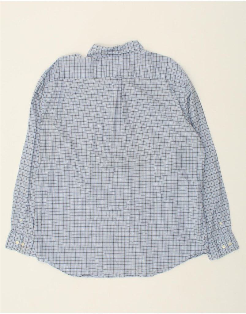 NAUTICA Mens Shirt XL Blue Check Cotton Vintage Nautica and Second-Hand Nautica from Messina Hembry 