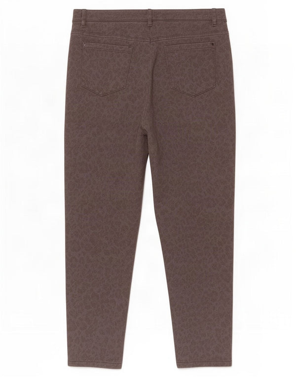 Marks & Spencer Womens Cropped Trousers UK 12 Medium W30 L25 Grey