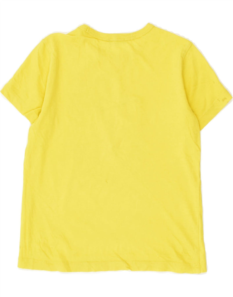 BENETTON Boys Graphic T-Shirt Top 5-6 Years Yellow | Vintage Benetton | Thrift | Second-Hand Benetton | Used Clothing | Messina Hembry 