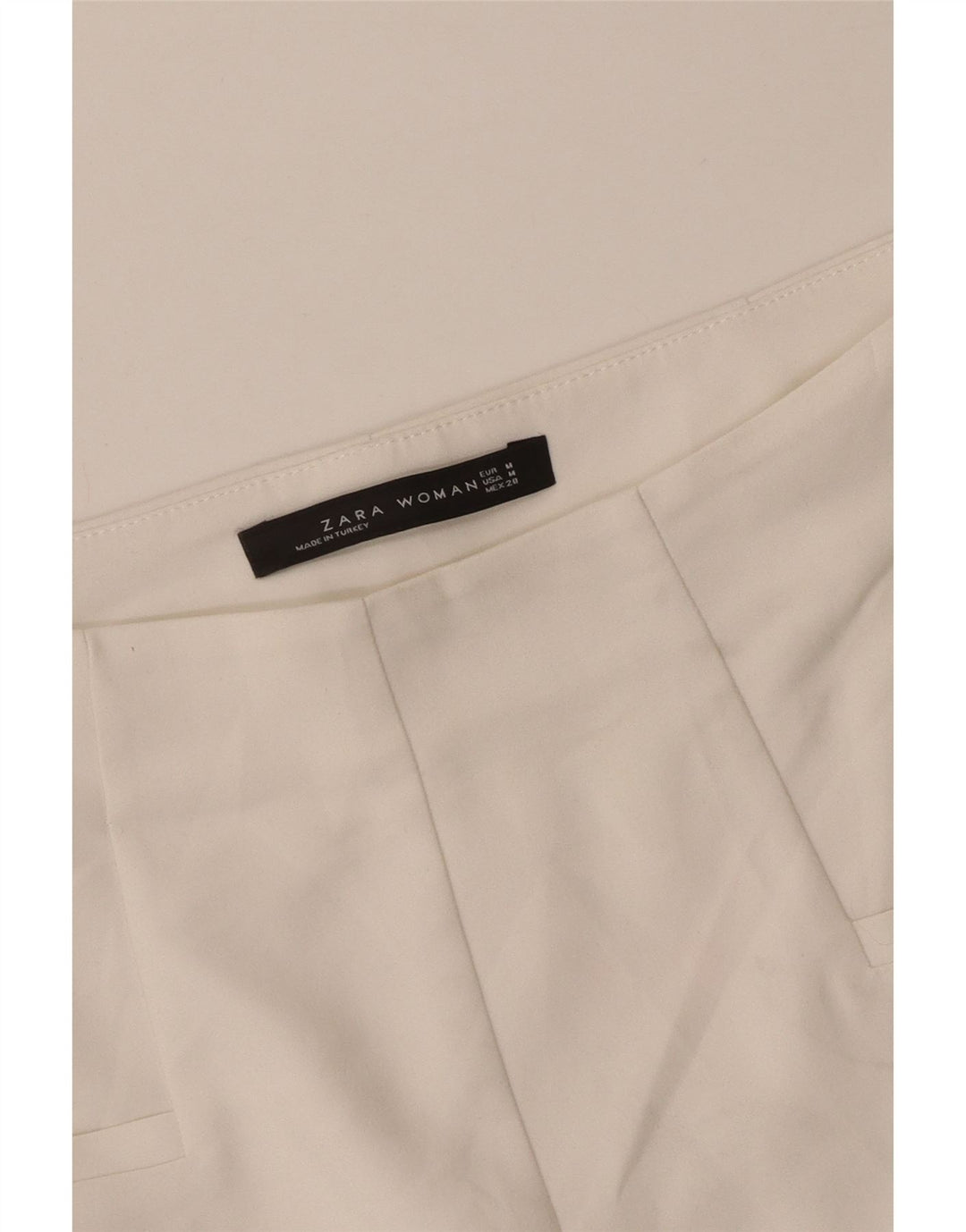 Zara Womens Casual Shorts Medium W28 White