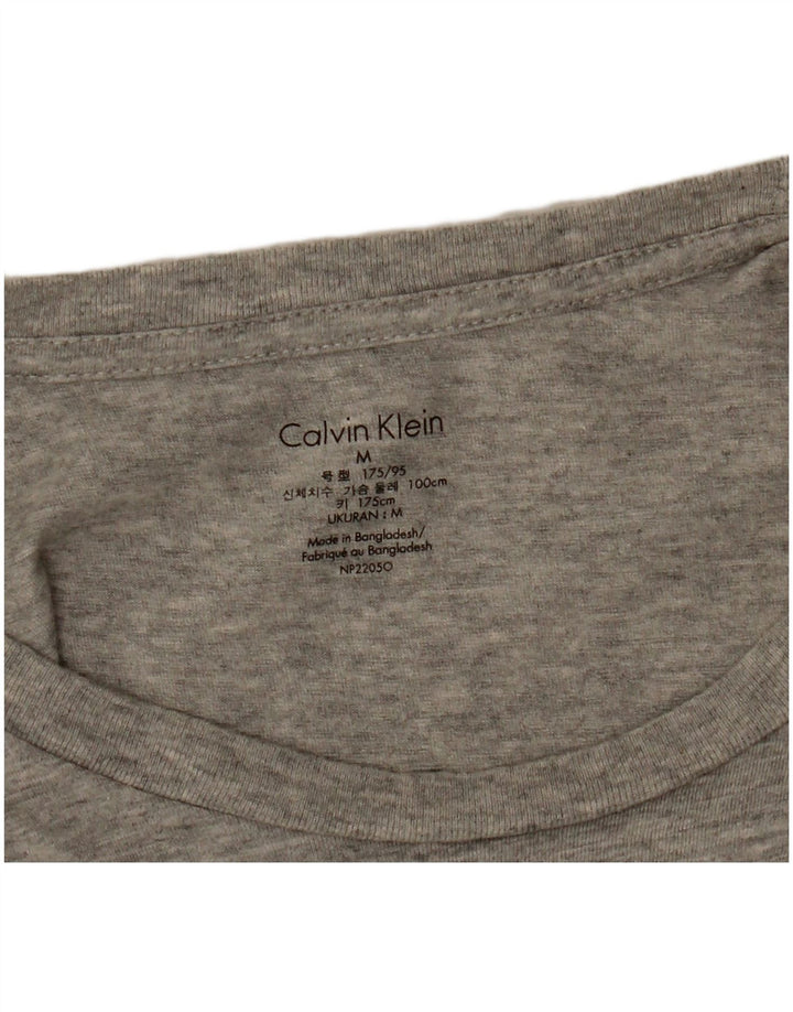 CALVIN KLEIN Mens T-Shirt Top Medium Grey