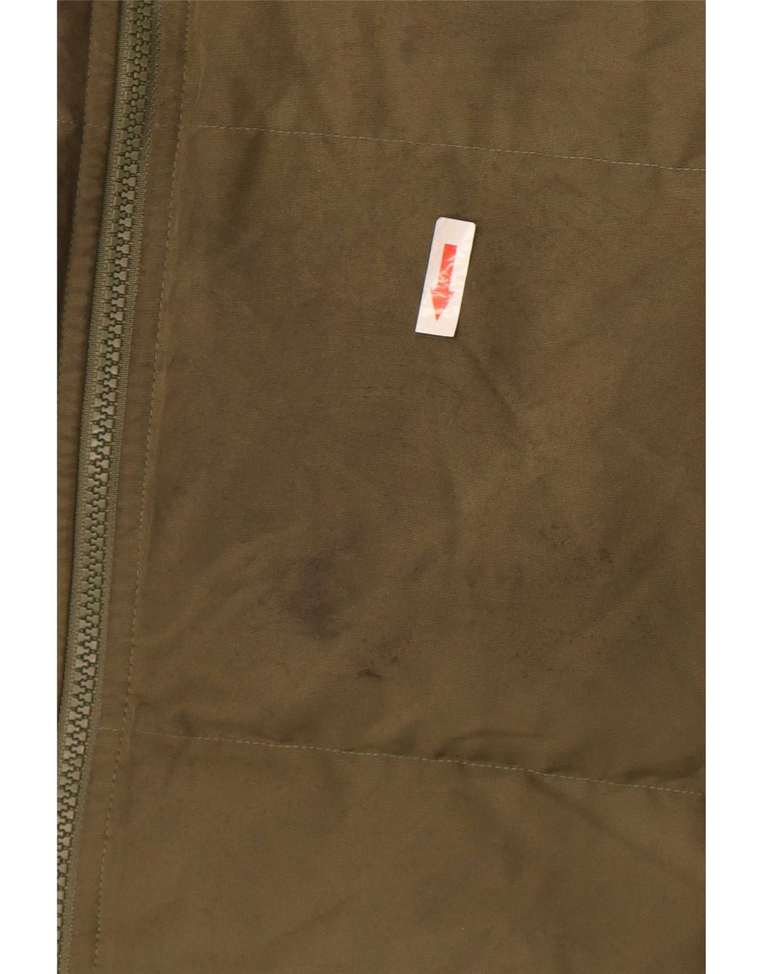 Converse Mens Padded Jacket UK 40 Large Green Colourblock Polyester
