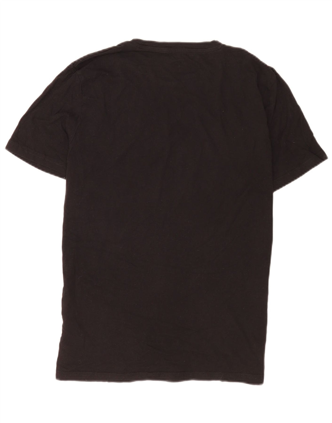 Jack & Jones Mens Graphic T-Shirt Top Medium Black Cotton