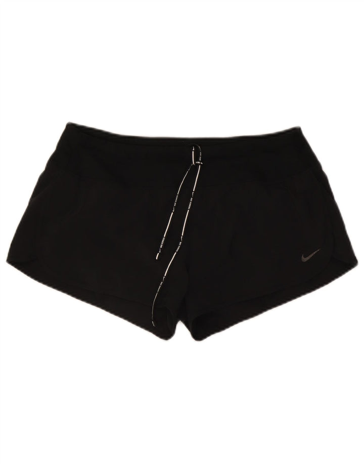 Nike Womens Dri Fit Sport Shorts UK 14 Medium Black