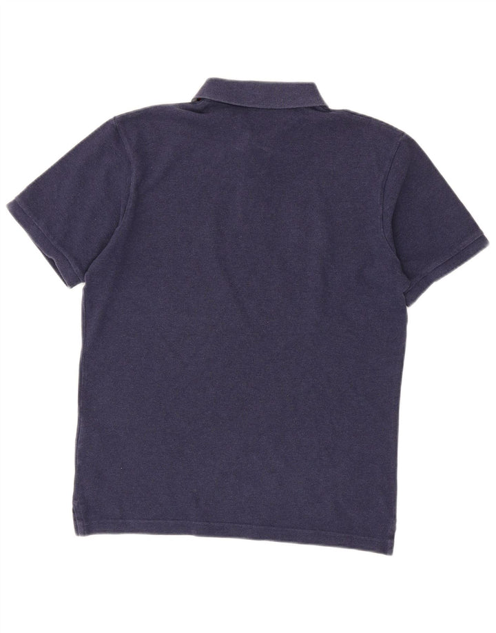 Gant Mens Polo Shirt Small Navy Blue Cotton