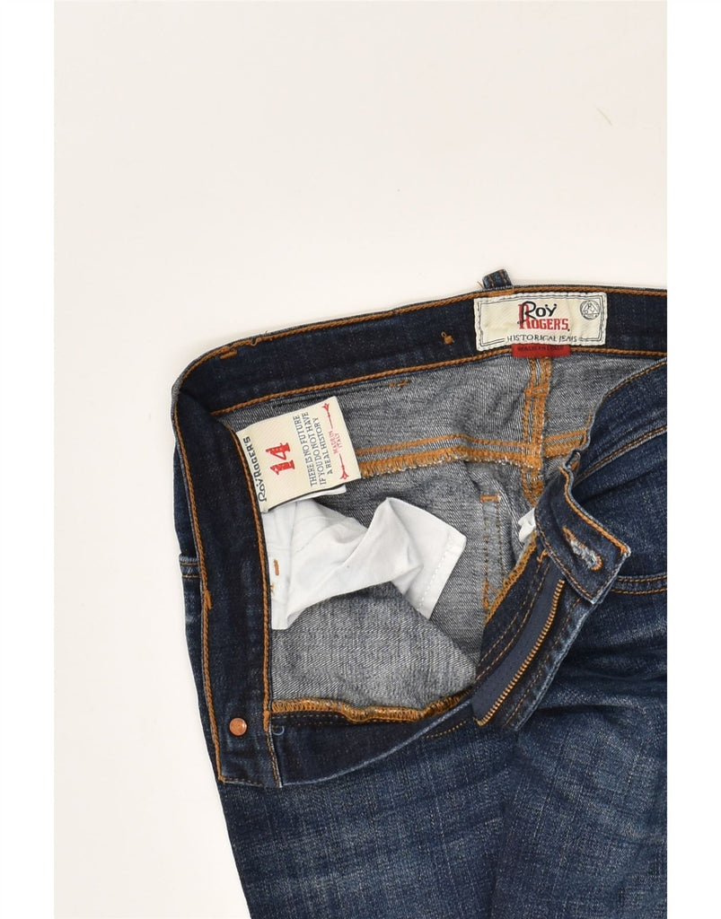 ROY ROGERS Boys Skinny Jeans 13-14 Years W26 L29  Navy Blue Cotton | Vintage Roy Rogers | Thrift | Second-Hand Roy Rogers | Used Clothing | Messina Hembry 