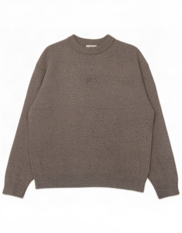 Zara Boys Crew Neck Jumper Sweater 13-14 Years Grey Viscose