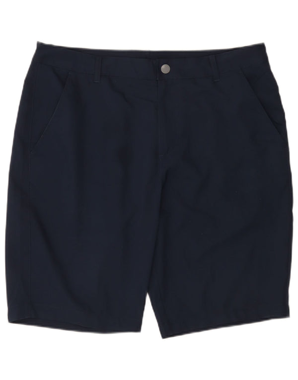 Puma Mens Chino Shorts W34 Large Navy Blue Polyester