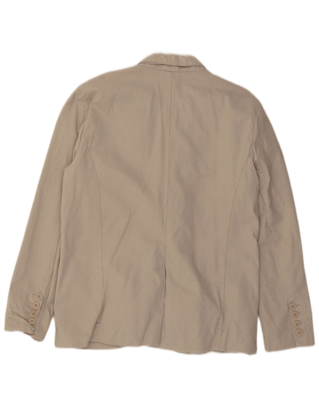 French Connection Mens 2 Button Blazer Jacket UK 42 XL Beige Cotton