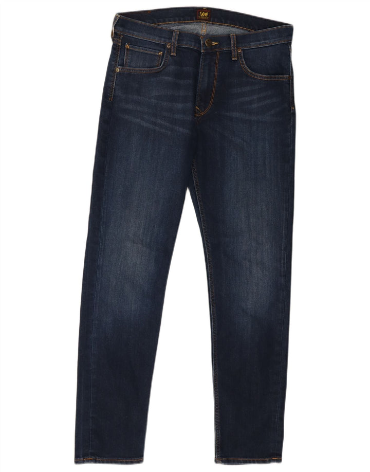 LEE Womens Arvin Slim Jeans W32 L30  Navy Blue Cotton