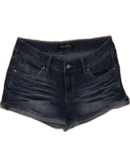 LEVI'S Womens Denim Shorts US 12 Large W34 Navy Blue Ramie